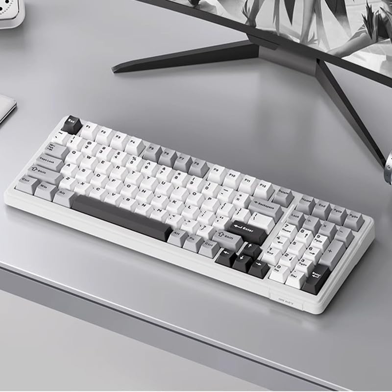 Mechanical Bluetooth Keyboard 5.0G Wireless 99 Keys - Keys Caps
