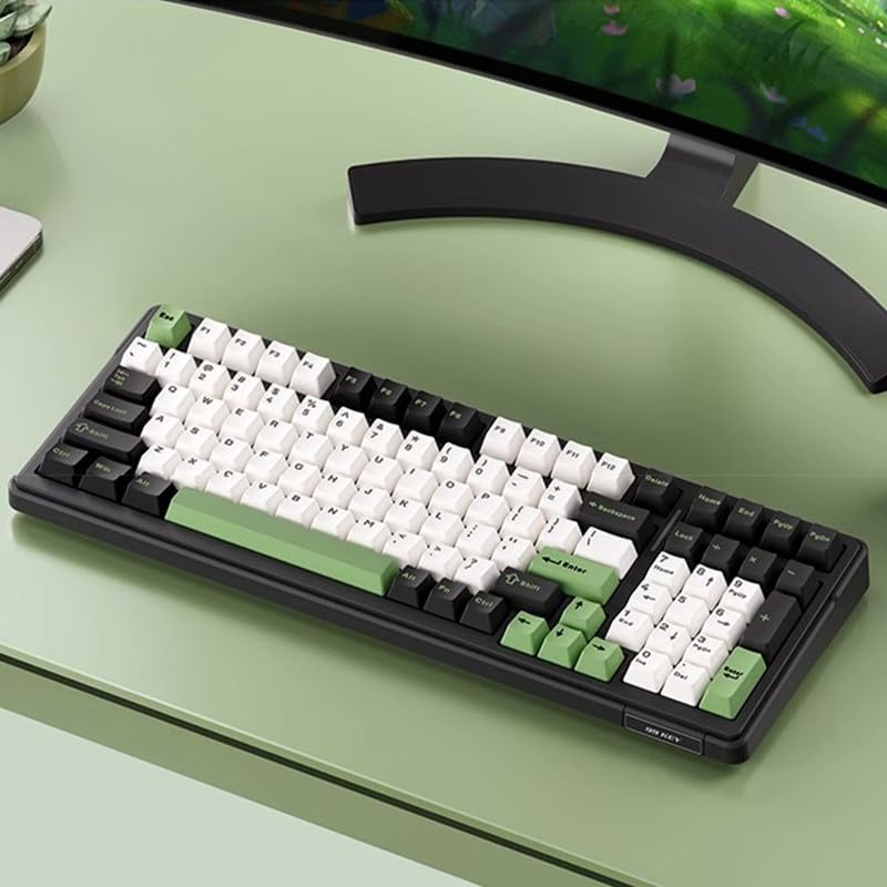 Mechanical Bluetooth Keyboard 5.0G Wireless 99 Keys - Keys Caps