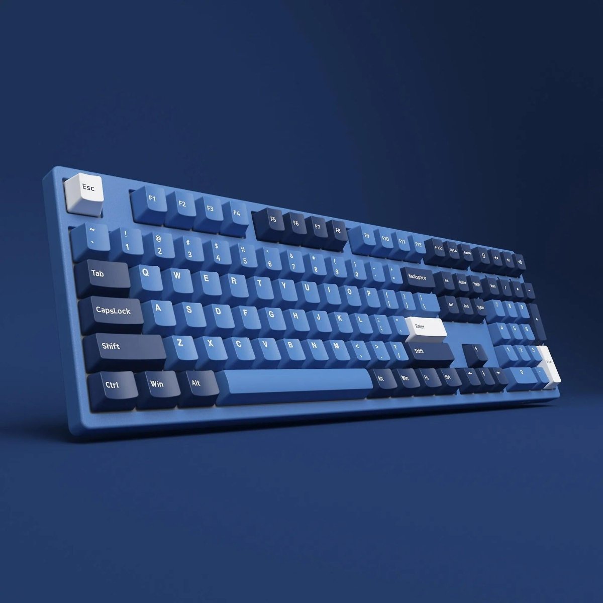 Mechanical Gaming Keyboard Wired 108 Keys Cherry Double - shot Keycaps - Keys Caps