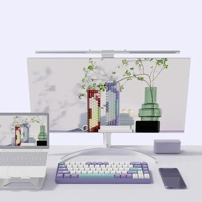 Mechanical Keyboard Gaming Wired Compact 68 Keys - Keys Caps