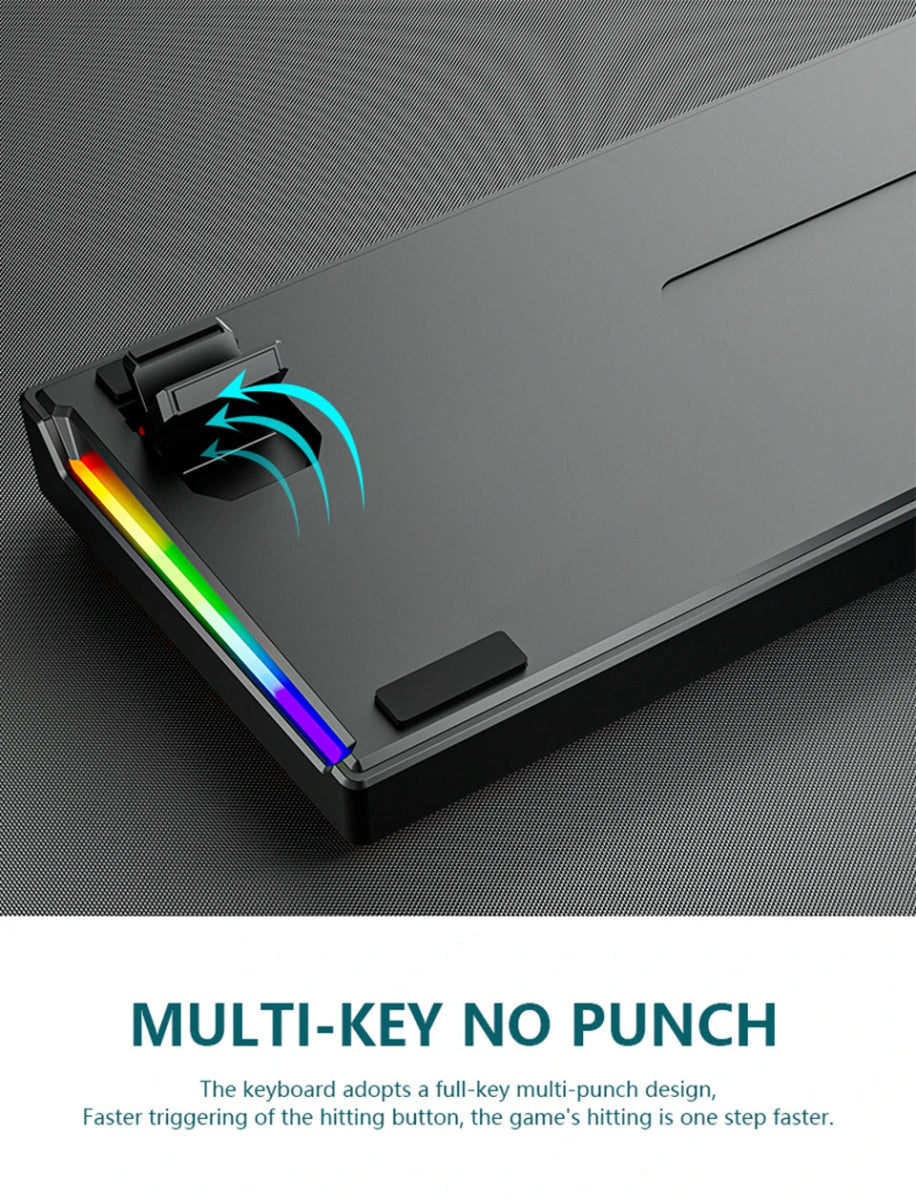 Mini Backlit RGB Gaming Mechanical Keyboard 60% Custom Keycap Hotswap - Keys Caps
