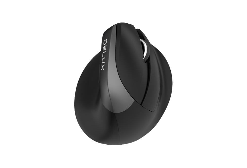 Bluetooth 4.0 & 2.4GHz Dual Mode Ergonomic Rechargeable Silent Click Vertical Mouse - KeysCaps