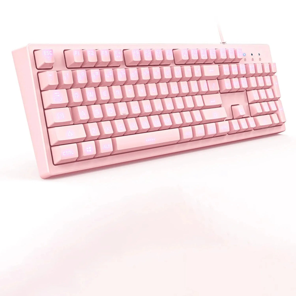 Pink Gaming Keyboard Set - Keys Caps