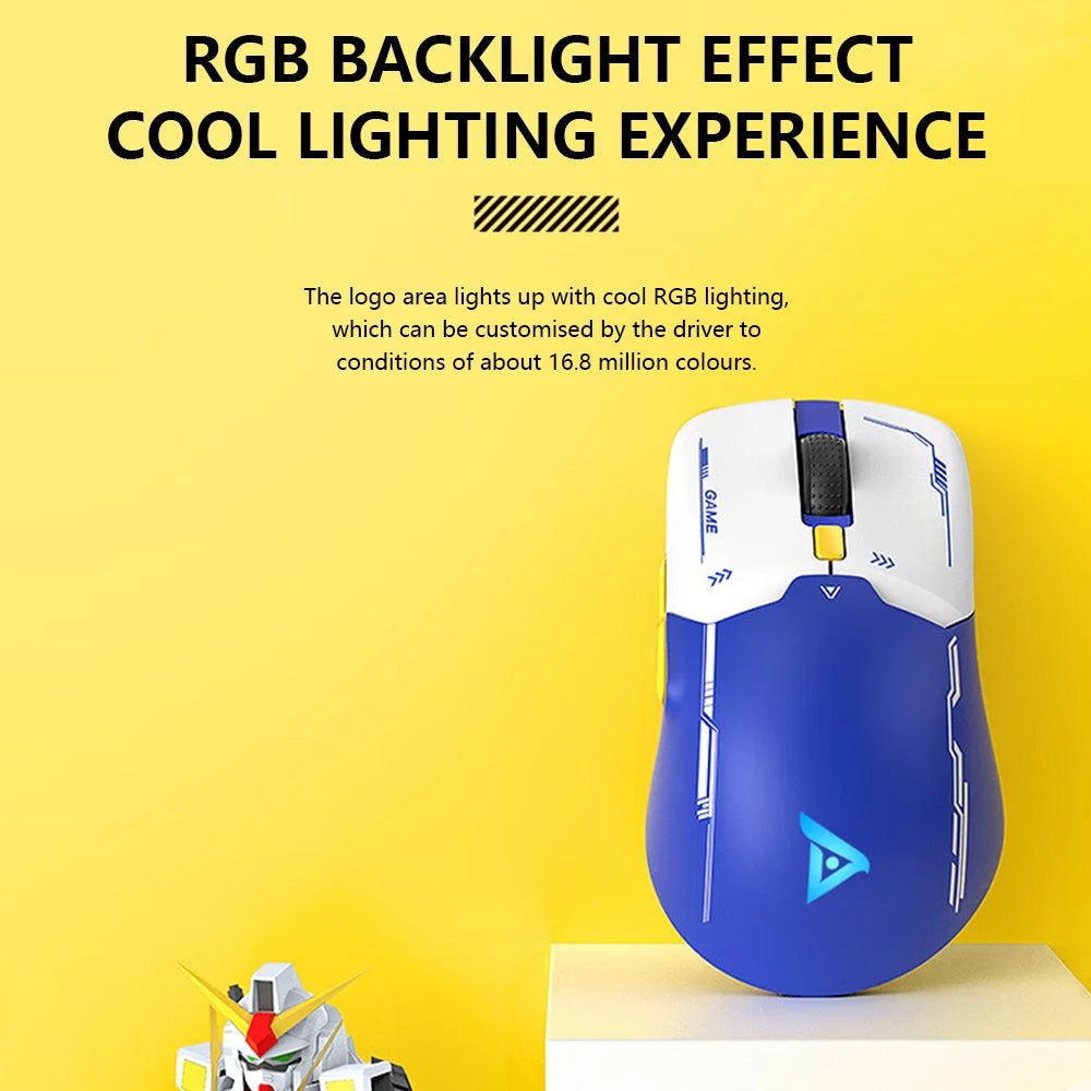 PRO Gaming Mouse Tri - mode Wireless RGB - Keys Caps