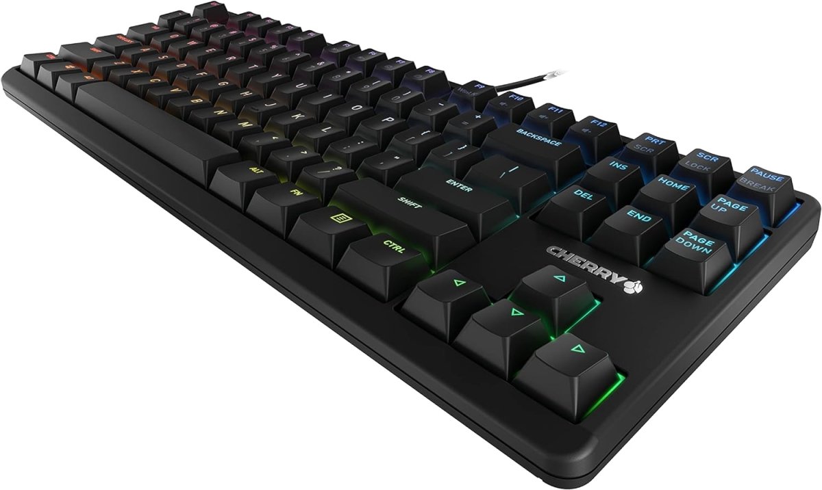 RGB Mechanical Keyboard with MX Red Silent Gold - Crosspoint Key switches - Keys Caps