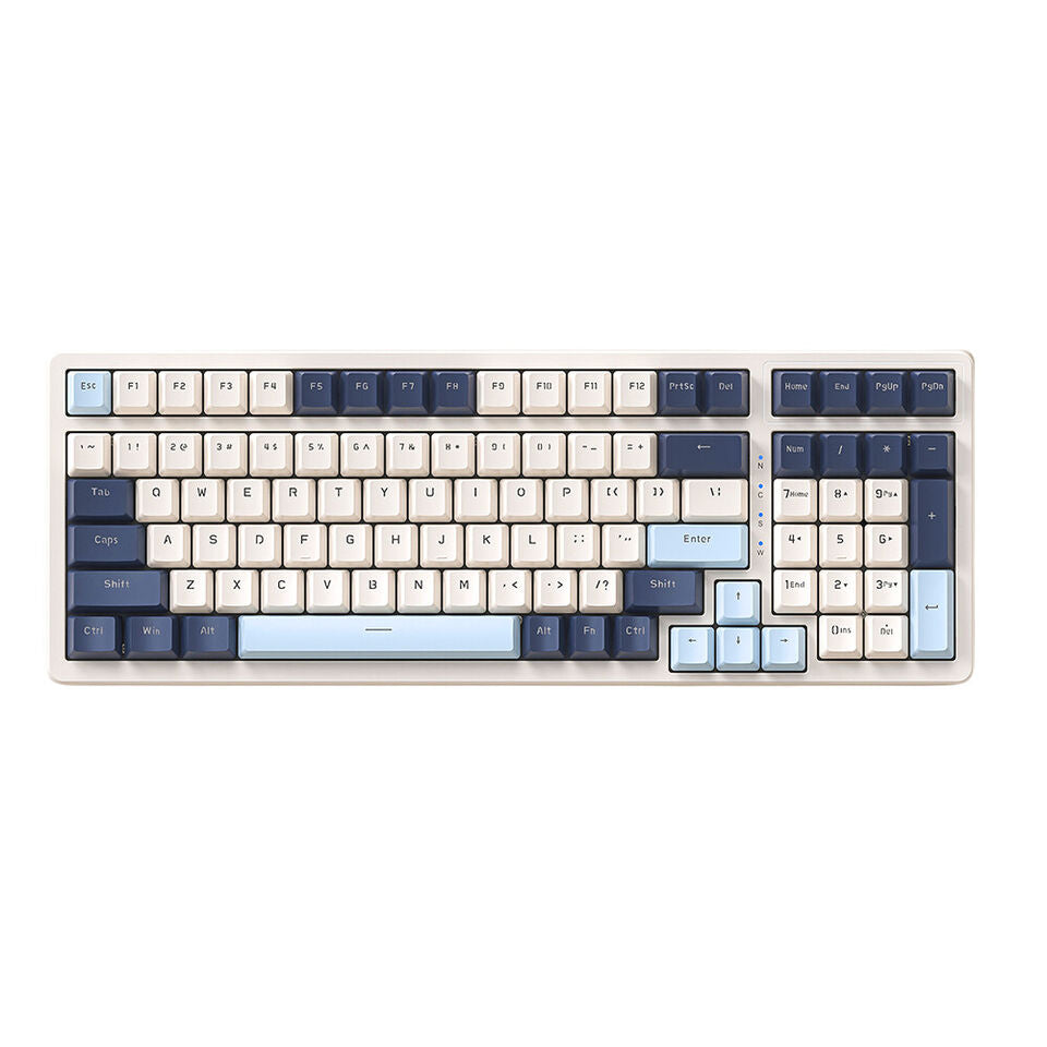Wireless Mechancial Gaming Keyboard Hot-Swapped with Rainbow Backlit - KeysCaps