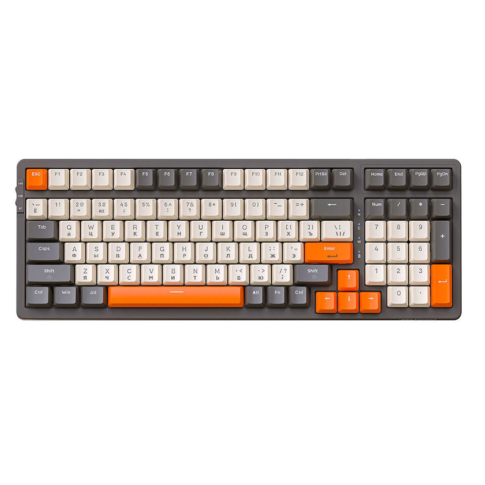 Wireless Mechancial Gaming Keyboard Hot-Swapped with Rainbow Backlit - KeysCaps