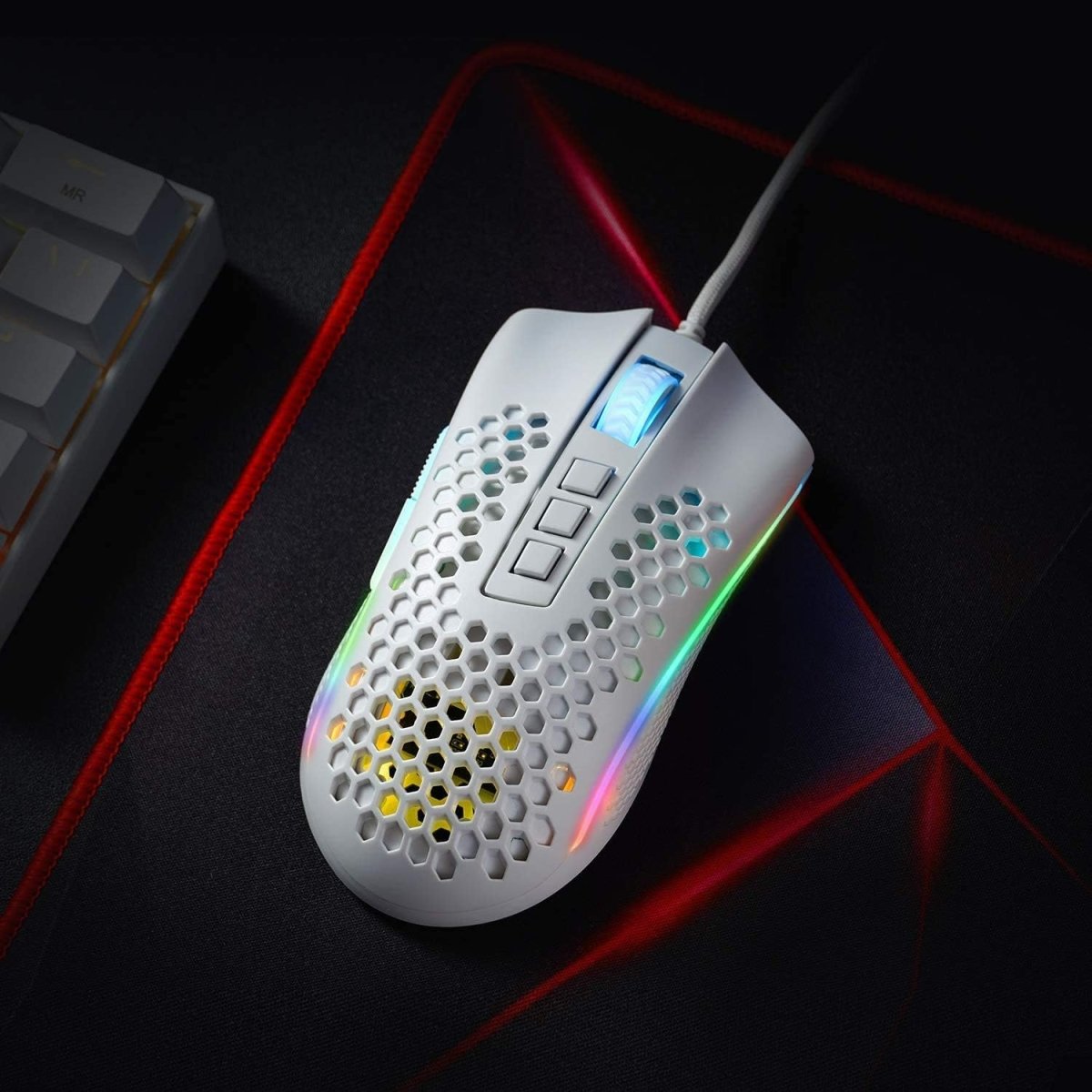 Storm Lightweight RGB Gaming Mouse - Keys Caps