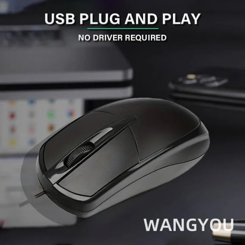 USB Interface Wired Mouse - Keys Caps