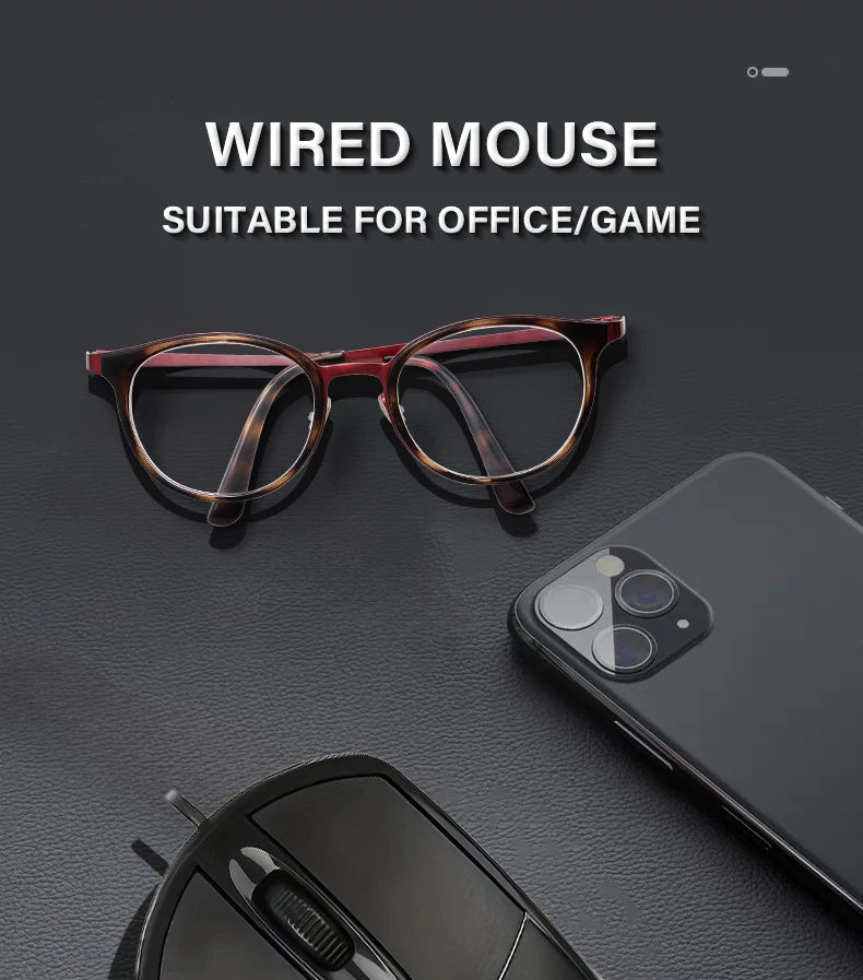 USB Interface Wired Mouse - Keys Caps