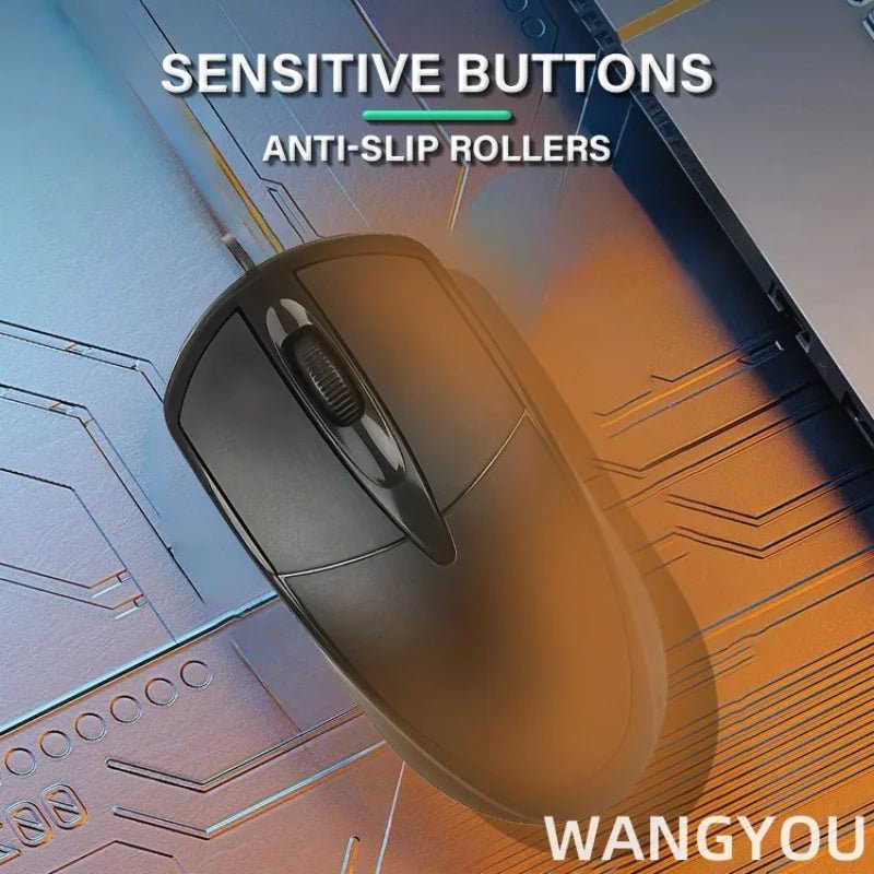 USB Interface Wired Mouse - Keys Caps