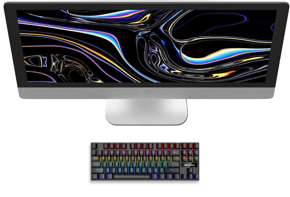 Wired Gaming Mechanical Colorful RGB Keyboard - Keys Caps