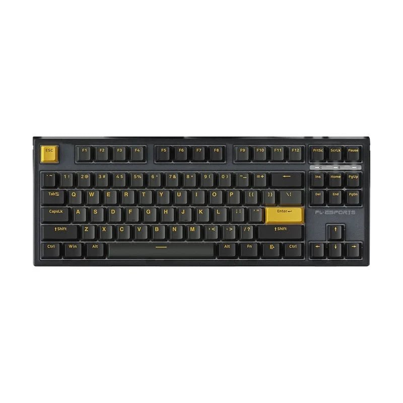 Wired Mechanical Keyboard RGB Backlight Hot - swap 87 PBT Keyscaps - Keys Caps