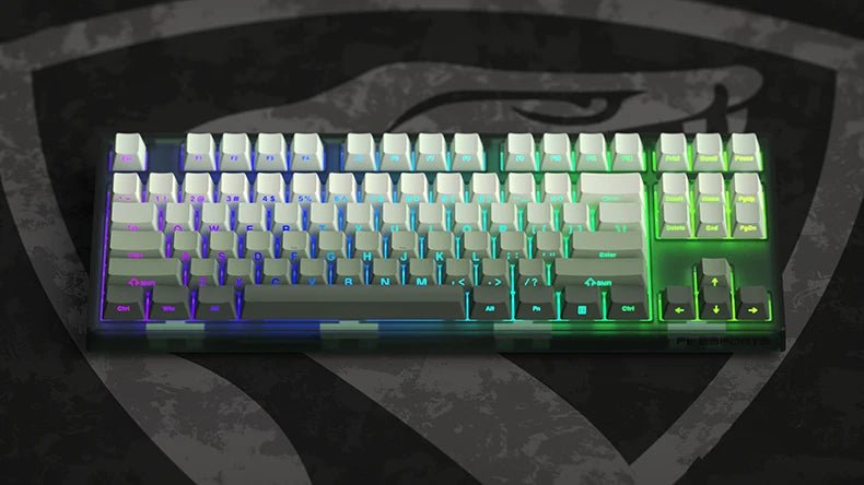 Wired Mechanical Keyboard RGB Backlight Hot - swap 87 PBT Keyscaps - Keys Caps