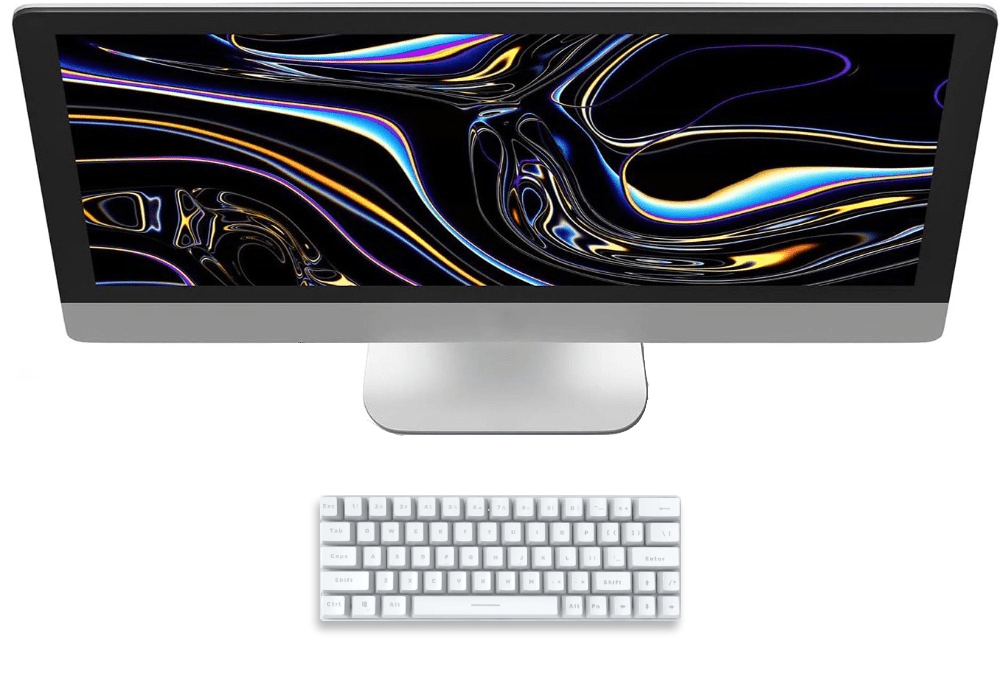 Wireless Gaming Mechanical Keyboard 63 Keys - Keys Caps