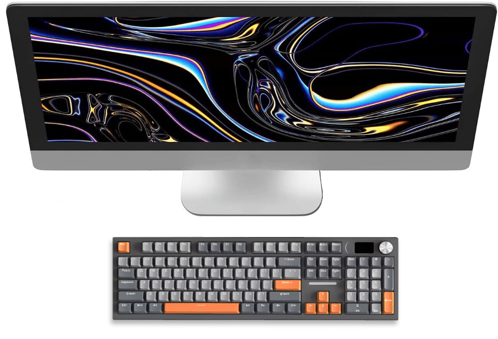 Wireless Gaming Mechanical Keyboard Full Size - Keys Caps