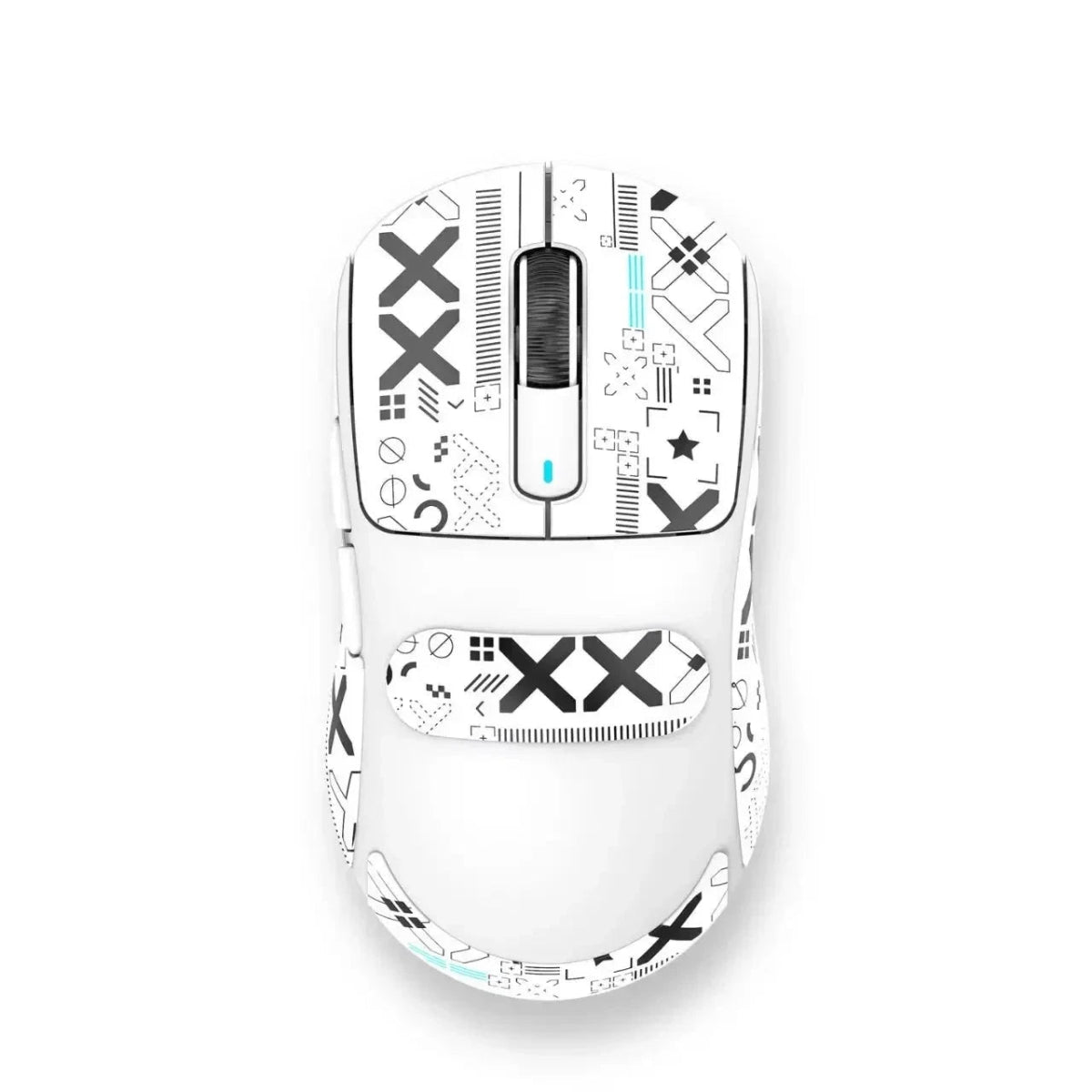 Wireless Gaming Mouse Tri - Mode Bluetooth Lightweight - Keys Caps
