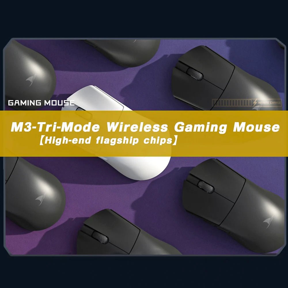 Wireless Mouse Gaming Esports 2.4G Type - C Slim Rechargeable Silence - Keys Caps