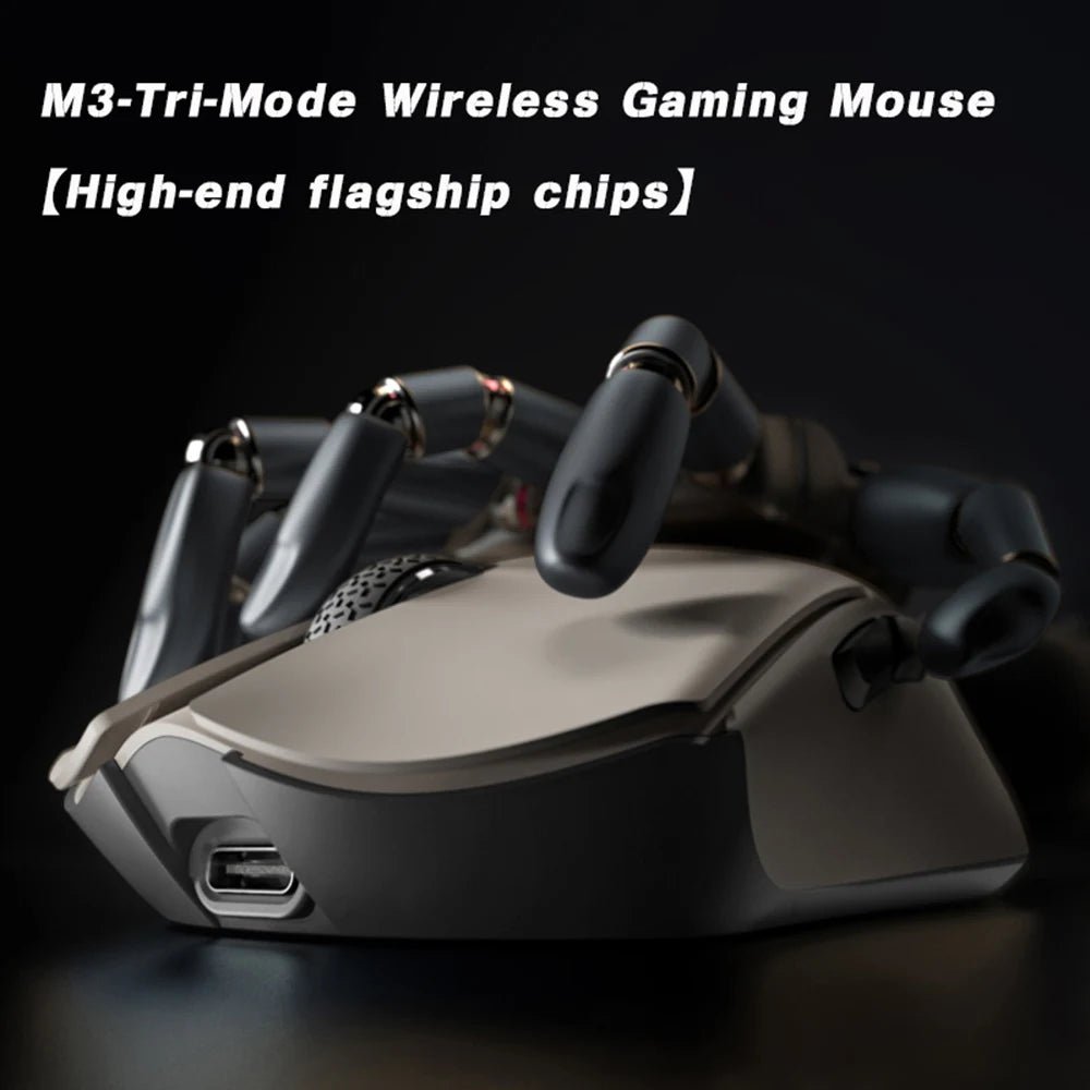 Wireless Mouse Gaming Esports 2.4G Type - C Slim Rechargeable Silence - Keys Caps