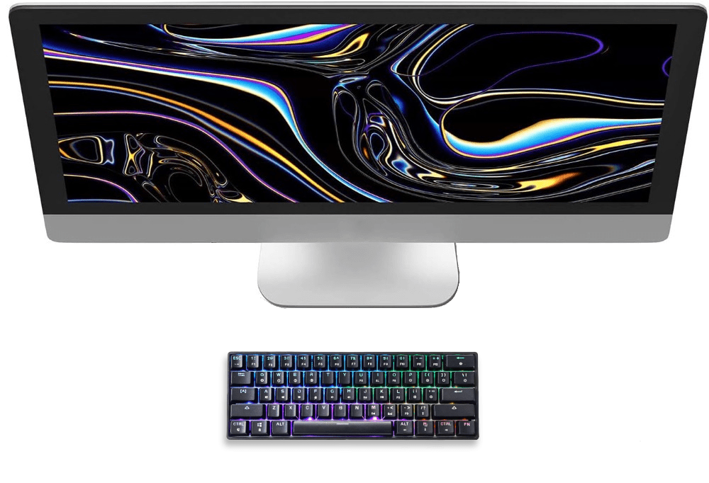 Wireless RGB Mechanical Gaming Keyboard - Keys Caps