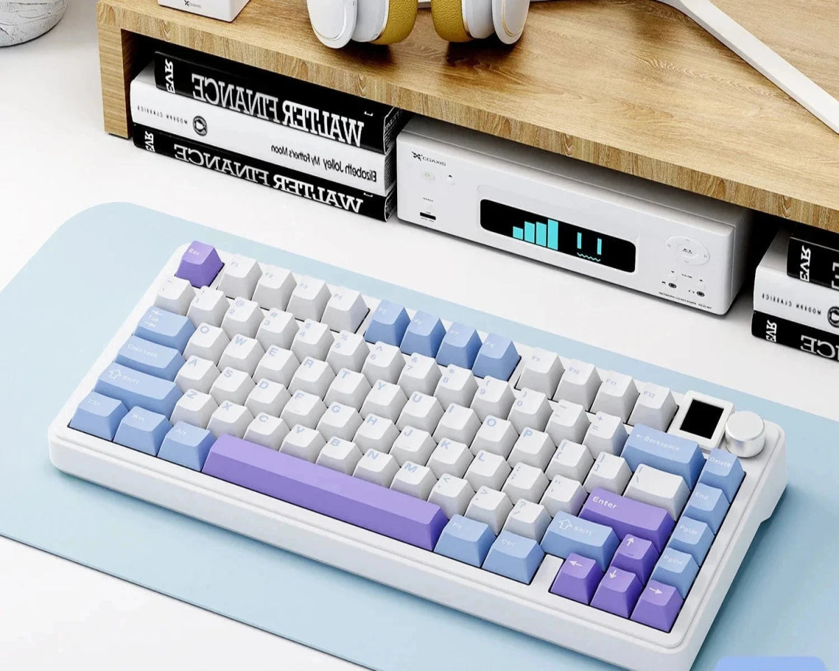 Wireless RGB Mechanical Keyboard Hot - Swap TFT Screen - Keys Caps