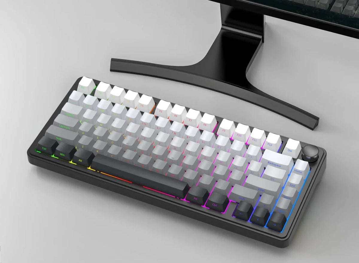 Wireless RGB Mechanical Keyboard Hot - Swap TFT Screen - Keys Caps