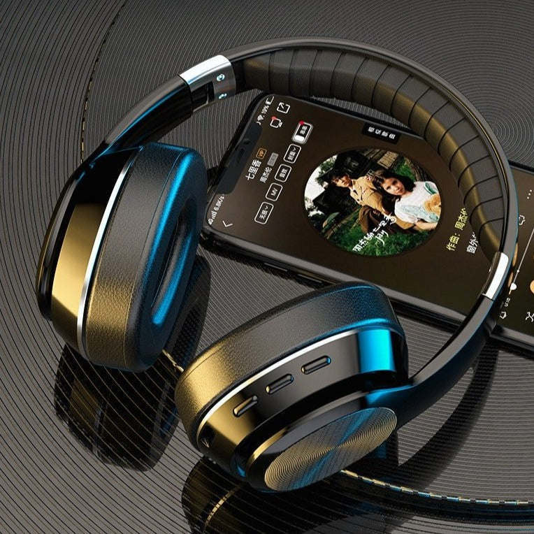 Wireless Headphones Bluetooth Foldable With Mic - KeysCaps