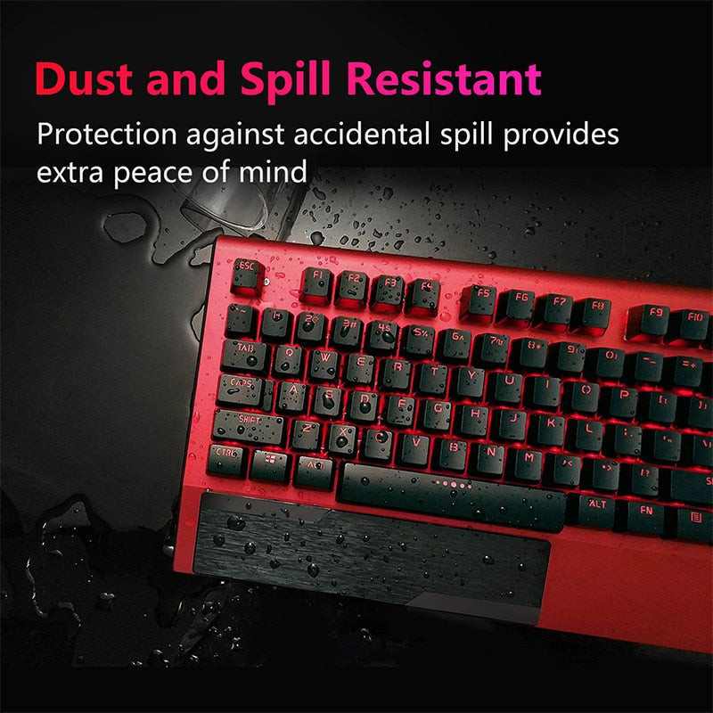 Mechanical Keyboard, Mouse With Gaming Headset  USB Wired - KeysCaps