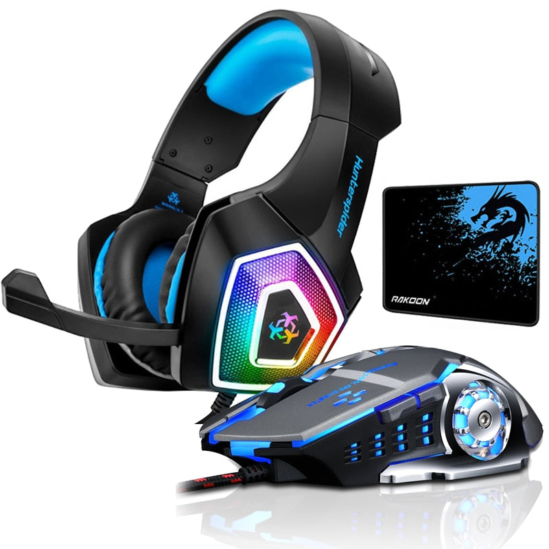 Surround Gaming LED Headset with Mic - KeysCaps