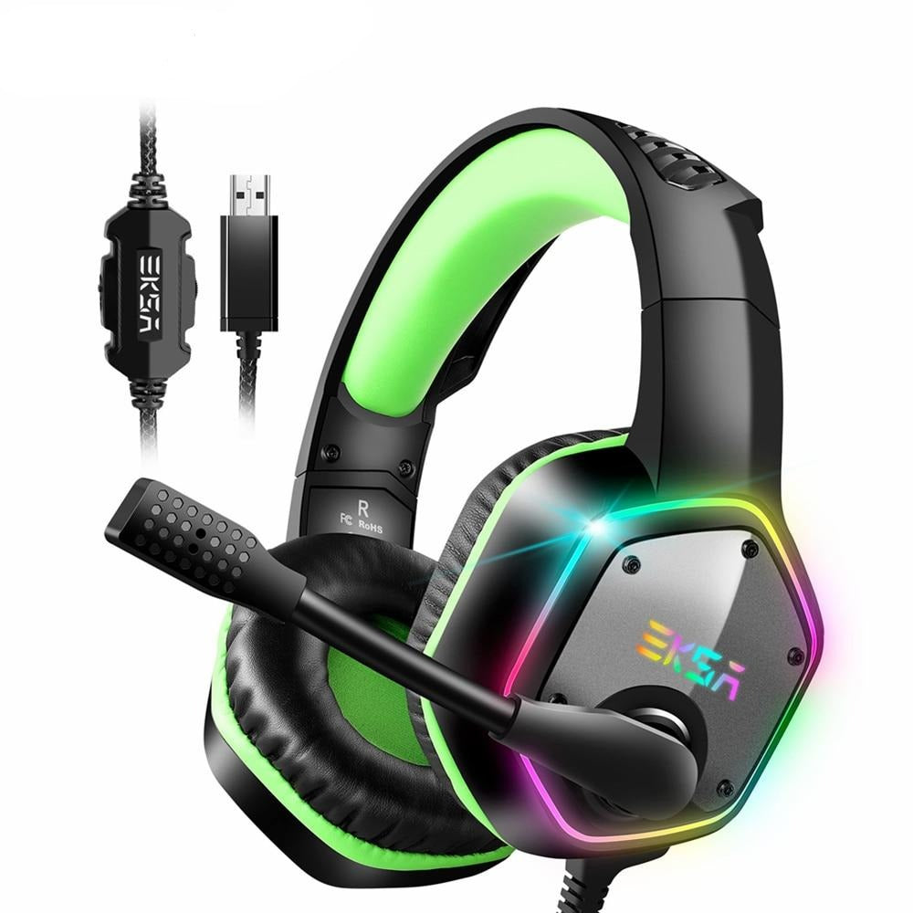 RGB Gaming Headset Surround With Noise Cancelling Mic - KeysCaps