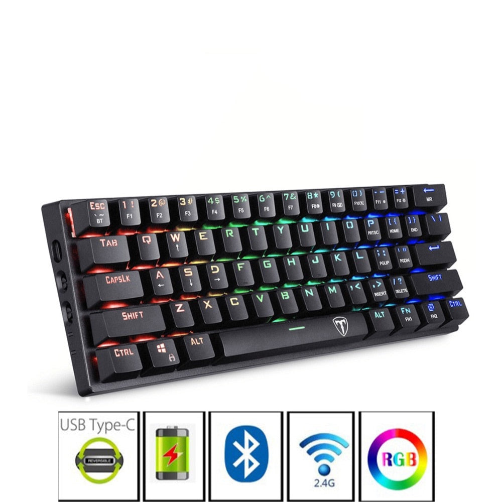 Wireless RGB Mechanical Gaming Keyboard - KeysCaps