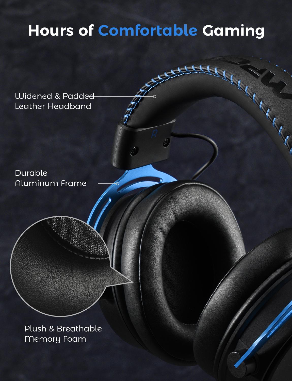Wired Gaming Headset Surround Gaming Headphones - KeysCaps