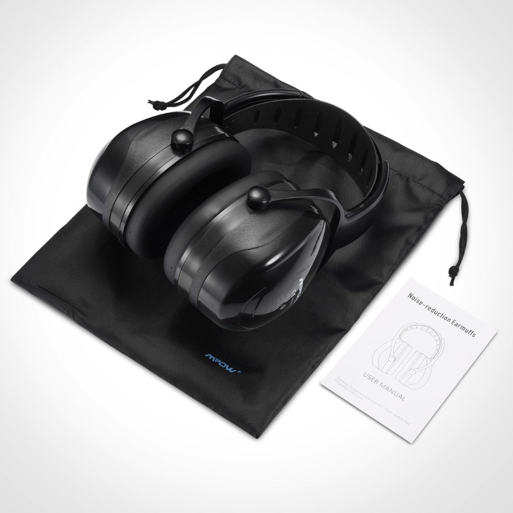 Noise Reduction Earmuffs Hearing Protection Adjustable | KeysCaps