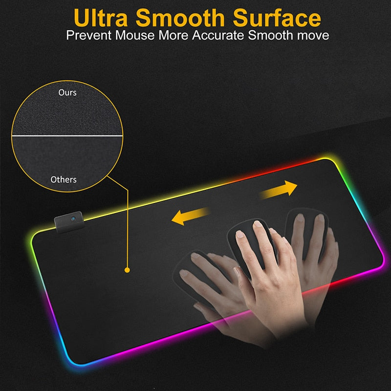 RGB Gaming Mouse Pad Large - KeysCaps