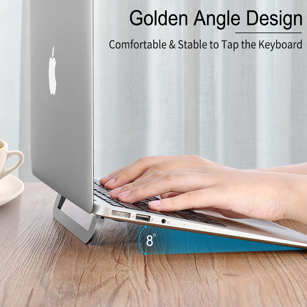 Portable Laptop Stand Foldable Laptop Holder Adjustable Base for PC Macbook Pro Notebook Stand - KeysCaps