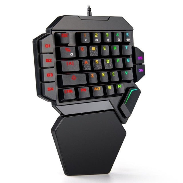 Bluetooth One - Handed RGB Mechanical Gaming Keyboard - Keys Caps