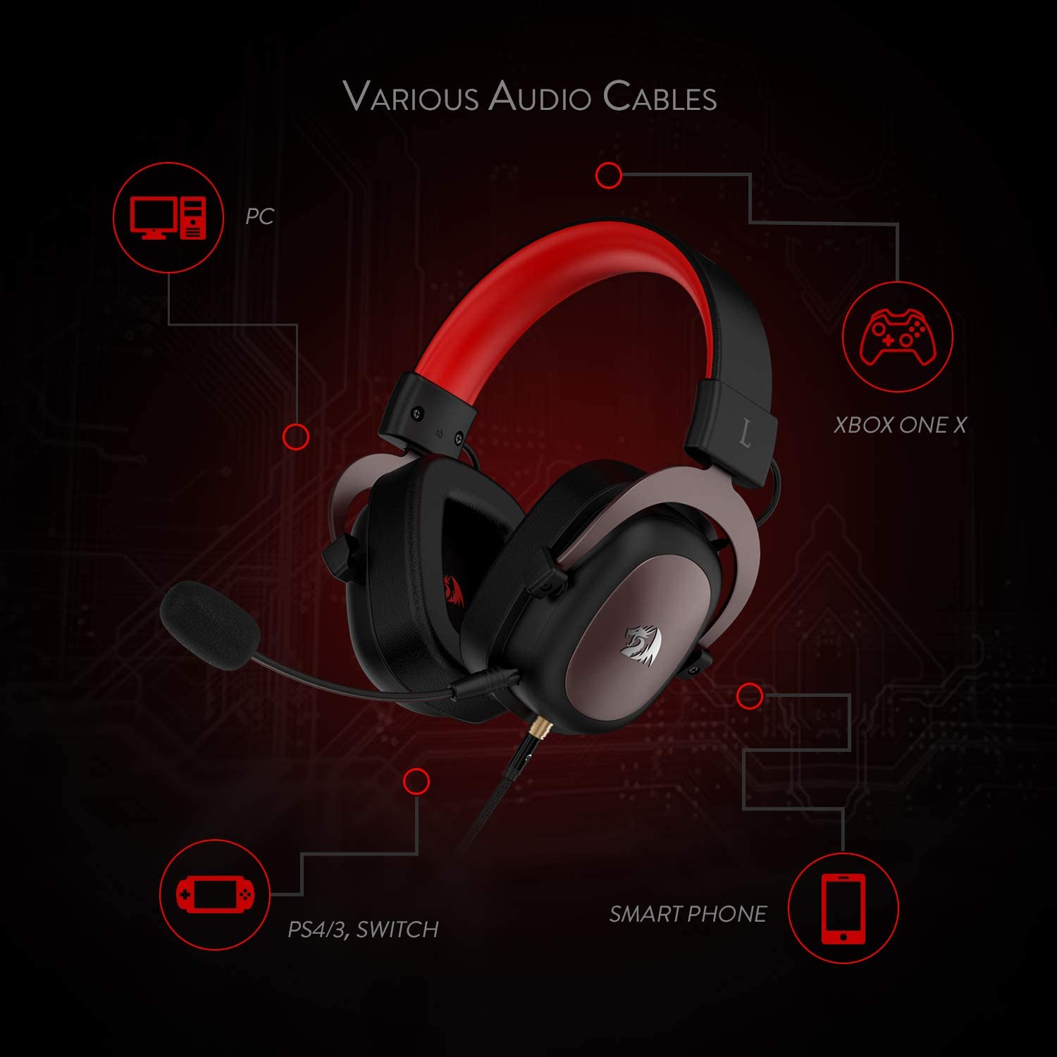 Gaming Headset Surround Memory Foam Earpad - KeysCaps