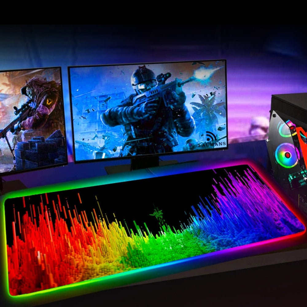 Large RGB Gaming Mouse Pad - KeysCaps