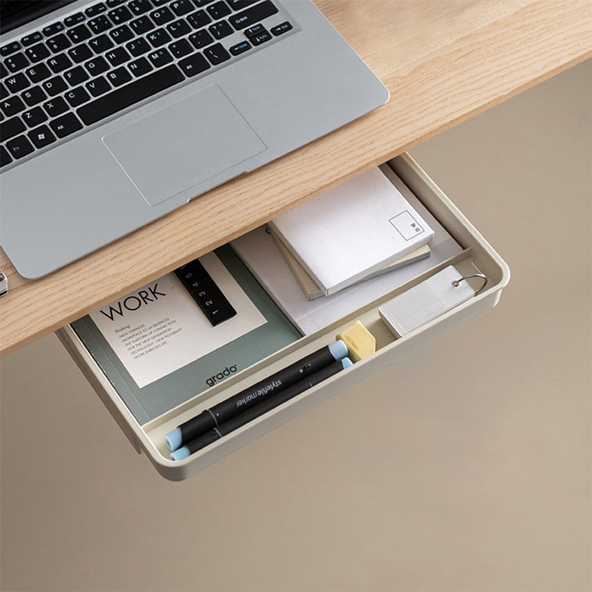 Under Desk Drawer Storage Box For Office - KeysCaps