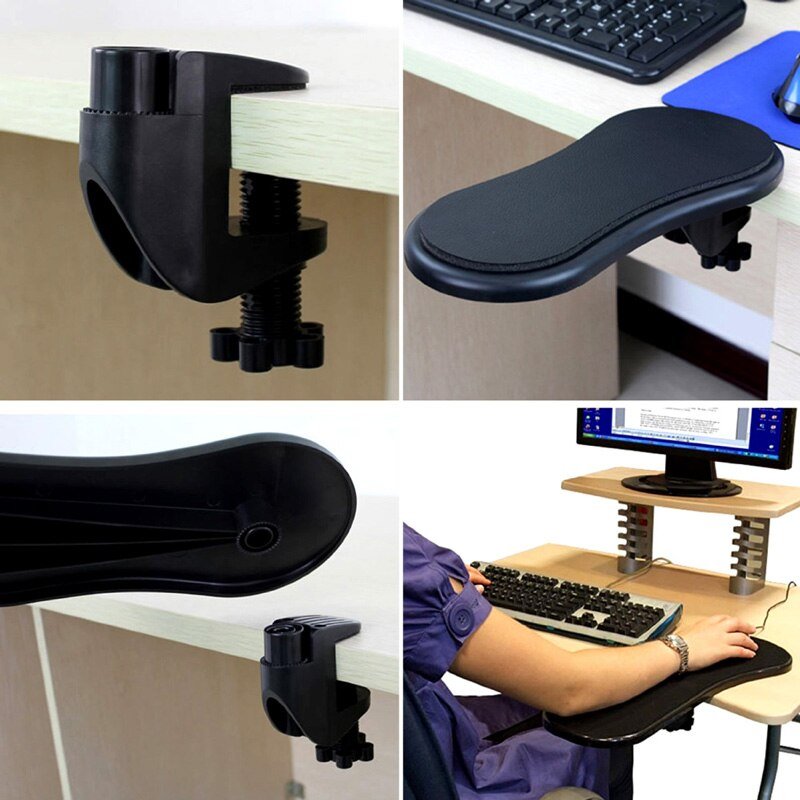 Desk Attachable Arm Wrist Rests Support - Keys Caps