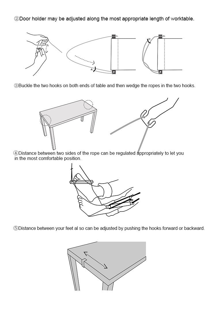 Desk Feet Rest Hammock - Keys Caps