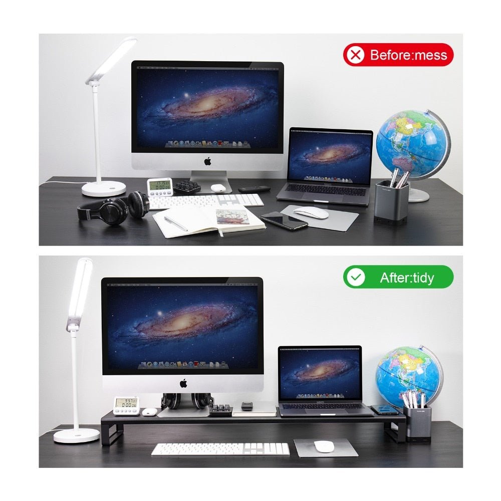 Dual Monitor Stand Holder - Keys Caps