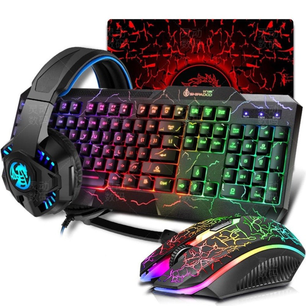 Ergonomic Wired Full Key Professional Mechanical Gaming Set - Keys Caps
