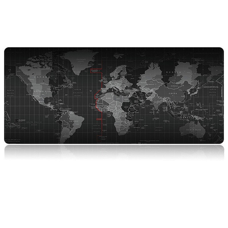 Large Gaming Anti slip Natural Rubber Locking Edge Mouse Pad - Keys Caps