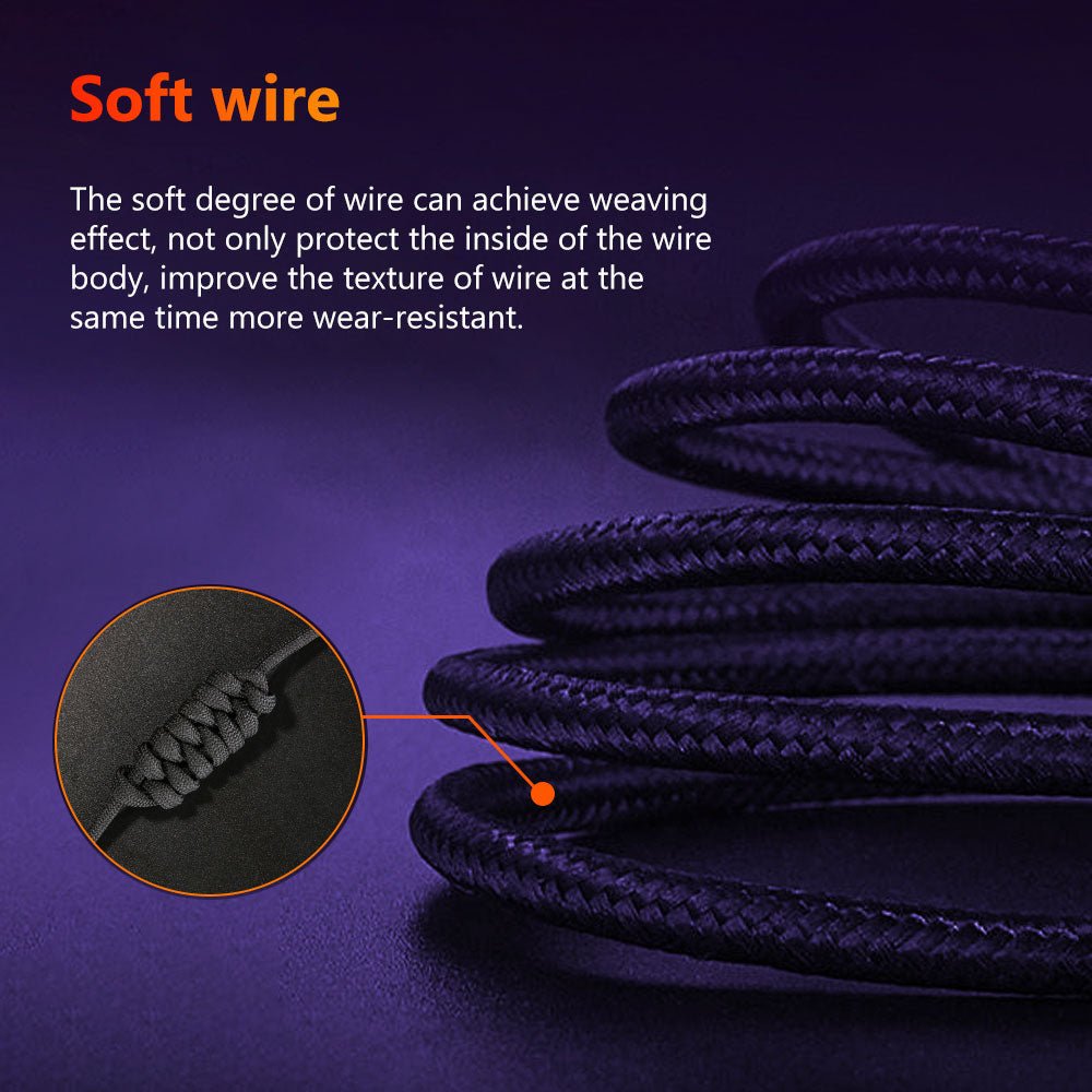 Lightweight Gaming Mouse with Soft Wire - Keys Caps