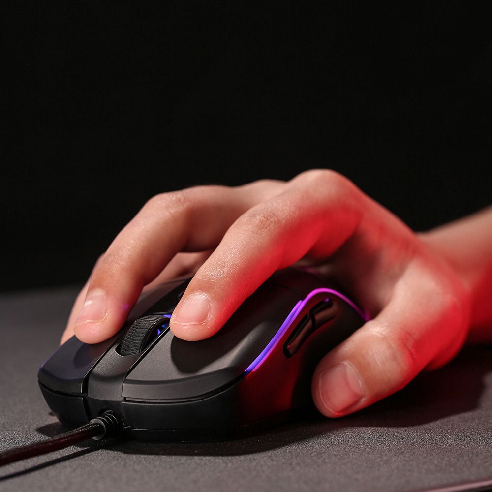 Lightweight Gaming Mouse with Soft Wire - Keys Caps