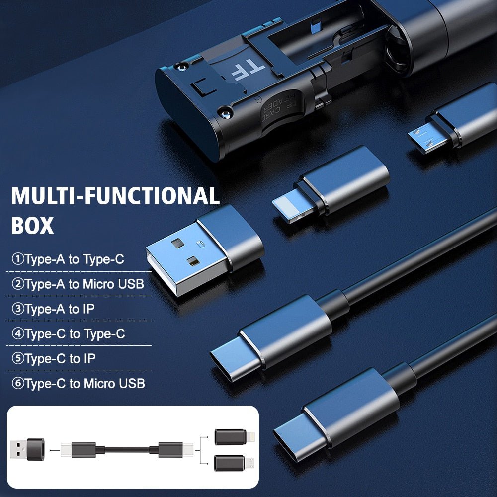 Multi - function Smart Adapter Multi - Cable Stick - Keys Caps