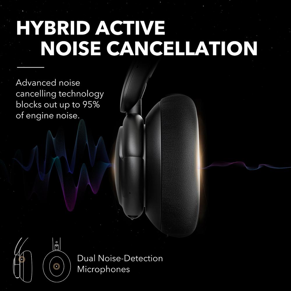 Noise Cancelling Headphones with Hi - Res Sound - Keys Caps