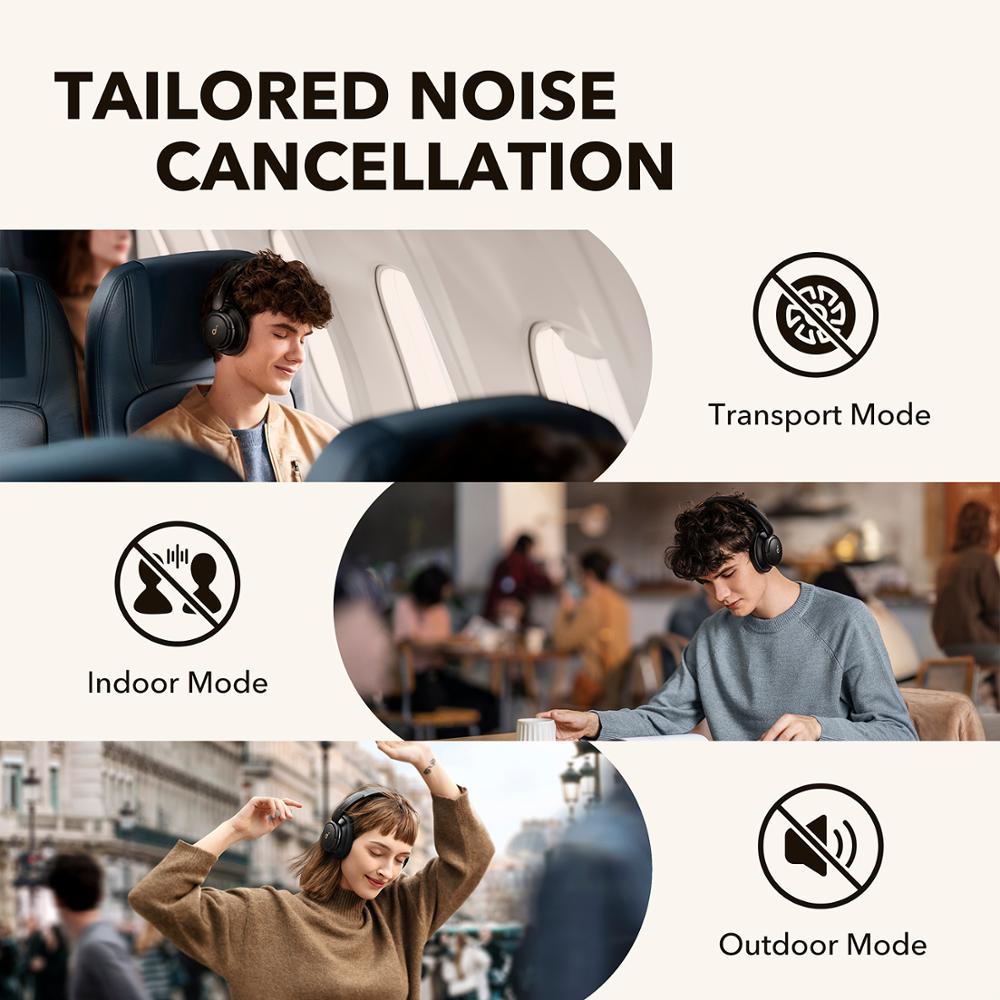 Noise Cancelling Headphones with Hi - Res Sound - Keys Caps