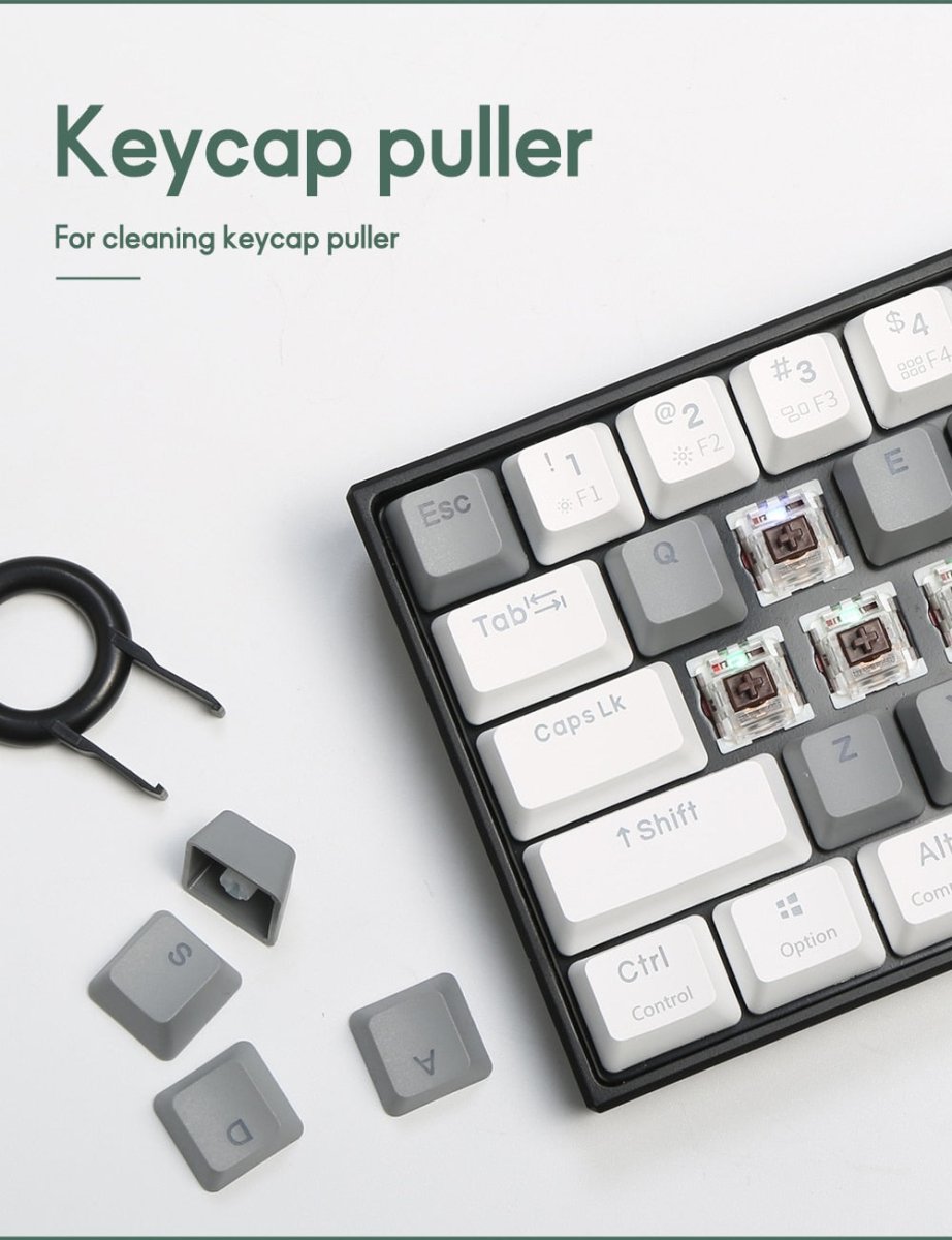 Portable Gaming Wireless Mechanical Bluetooth Keyboard - Keys Caps